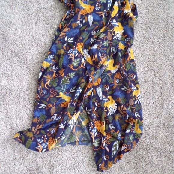 NWT J crew animal print wrap dress 6 - Picture 4 of 9